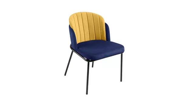 Стул Askona Home Nevada темно-синий, желтый