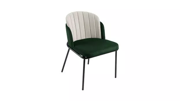 Стул Askona Home Nevada темно-зеленый, бежевый