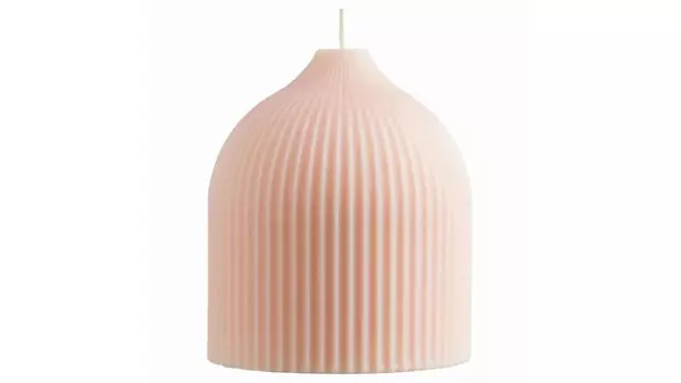 Свеча декоративная Edge 10,5 см цвет бежево-розовый