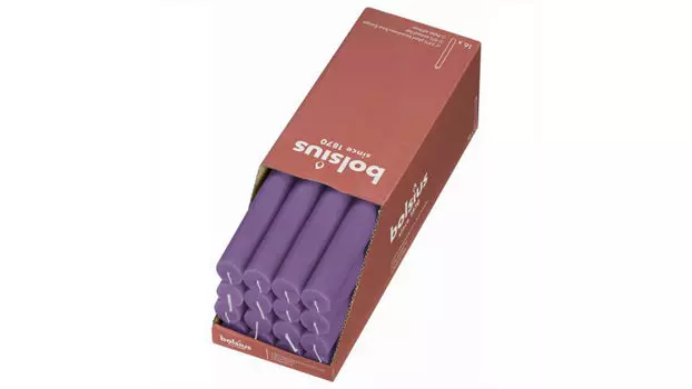 Свеча декоративная Shine New 27 фиолетовый