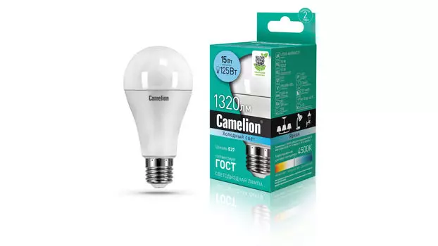 Светодиодная лампа LED15-A60-845-E27