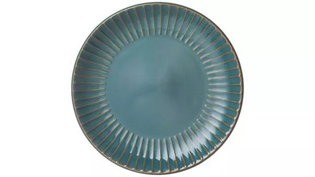 Тарелка десертная Stripe new 19,7 см цвет лазурно-синий
