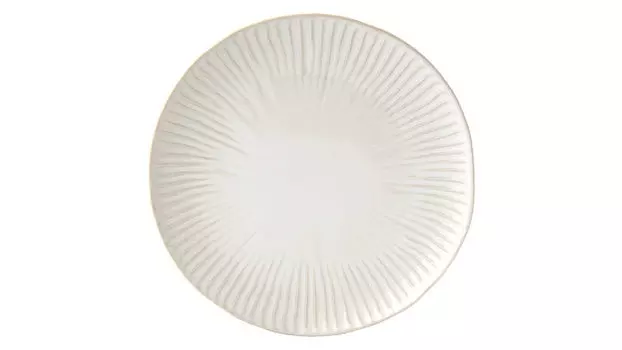 Тарелка обеденная Gallery, цвет белый