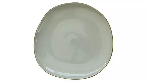 Тарелка обеденная Organica, цвет зеленый