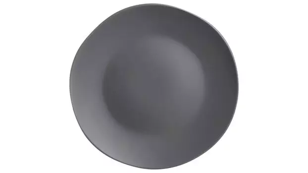 Тарелка обеденная Shadow new цвет серый