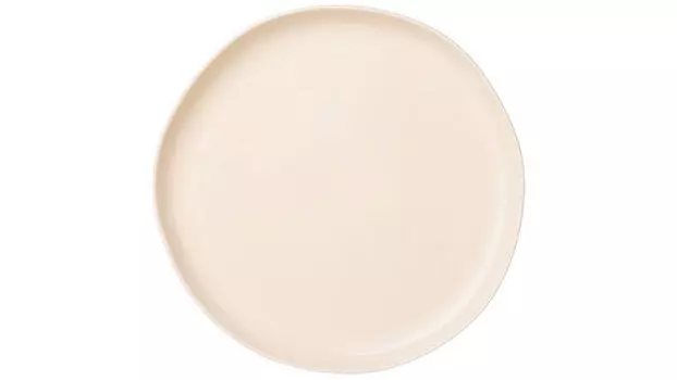 Тарелка обеденная Trendy 25 см цвет кремовый