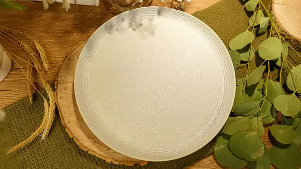 Тарелка Old Stream 26 см цвет Violet