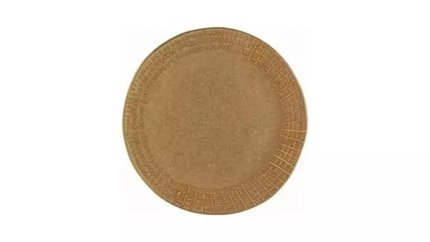 Тарелка Quaint Village 21 см цвет Matt Brown