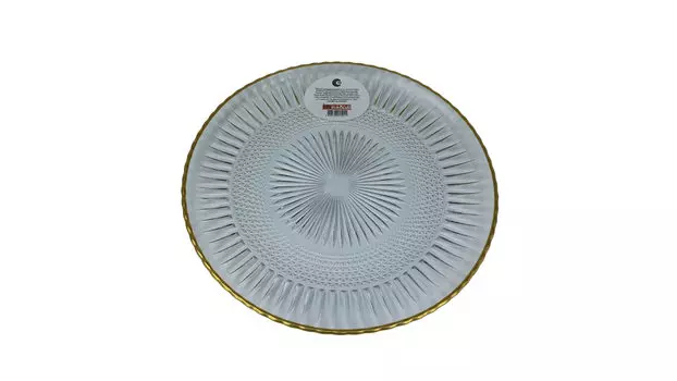 Тарелка сервировочная Вирджиния Золото 21 см