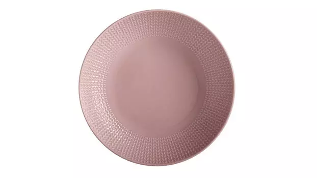 Тарелка суповая Corallo, цвет розовый
