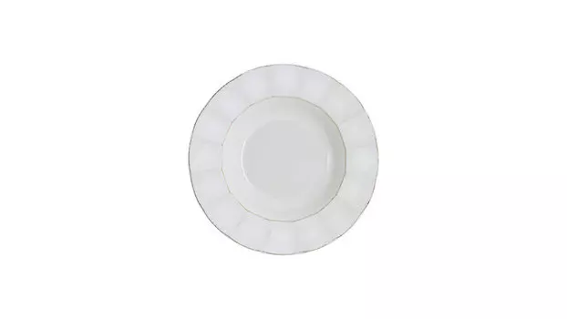 Тарелка суповая Paris, цвет белый