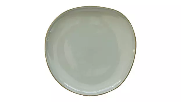 Тарелка закусочная Organica, цвет зеленый