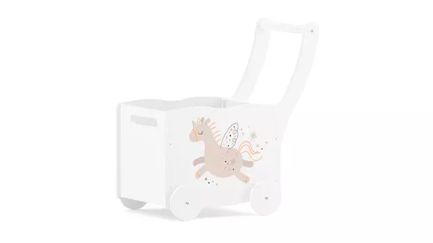 Тележка для игрушек Единорог