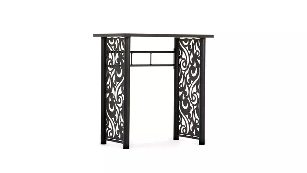 Туалетный столик Parmin, цвет Черный шагрень