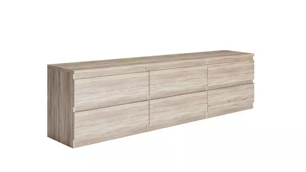 Тумба 6 ящиков Tim, цвет Сонома