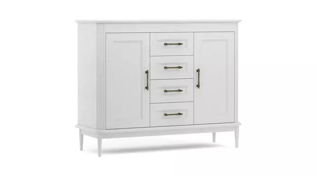 Тумба c 4 ящиками Morro, Цвет: Белый