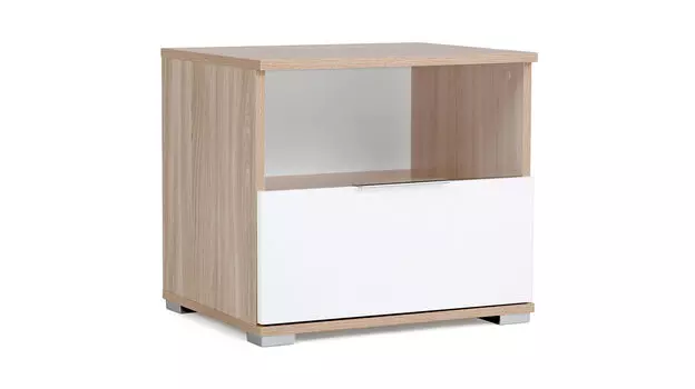 Тумба Essey, цвет Ясень шимо+Белый блеск