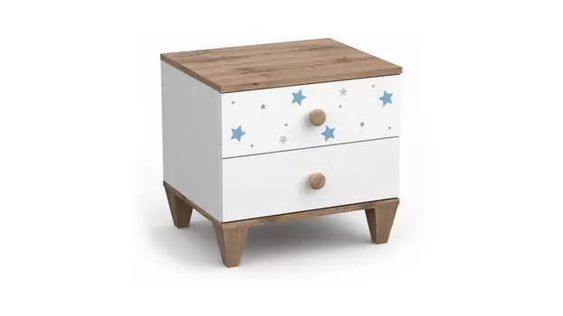 Тумба Nicky, цвет голубой