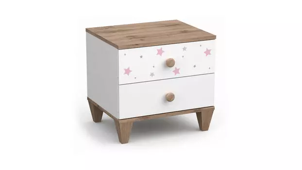 Тумба Nicky, цвет розовый