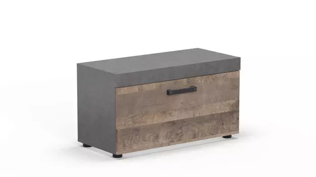 Тумба однодверная Rind, цвет Матера Дуб гранж колониальный