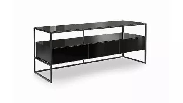 Тумба под ТВ Glass, цвет Черный