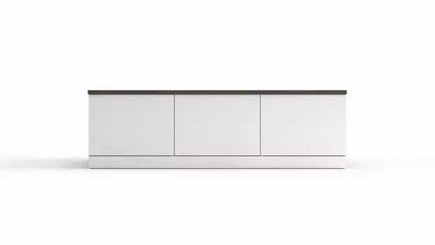 Тумба под ТВ Life time Ice, цвет Венге Мали, Белый базовый