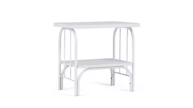 Тумба прикроватная Arfa, цвет Белый шагрень