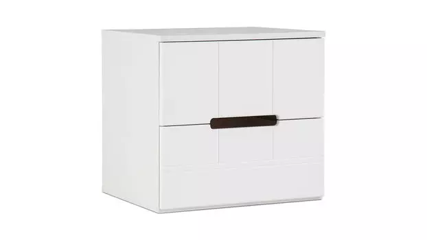 Тумба прикроватная Bira, цвет Белый премиум