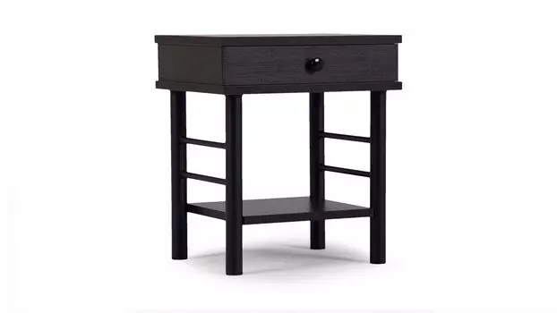 Тумба прикроватная Esta, цвет черный