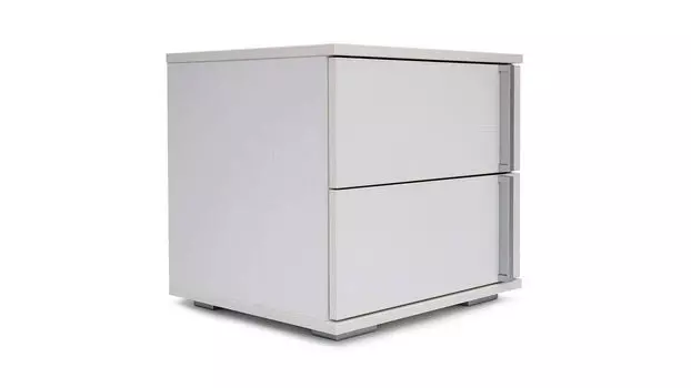 Тумба прикроватная Innovo Qi, цвет Белый премиум