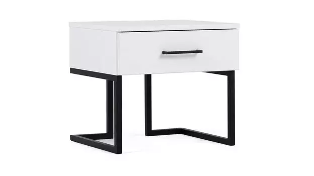 Тумба прикроватная Joy ЛДСП, цвет Белый премиум