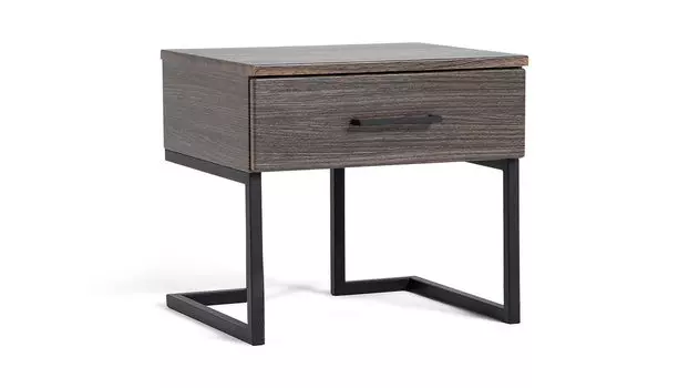 Тумба прикроватная Joy МДФ, цвет Меланж темный