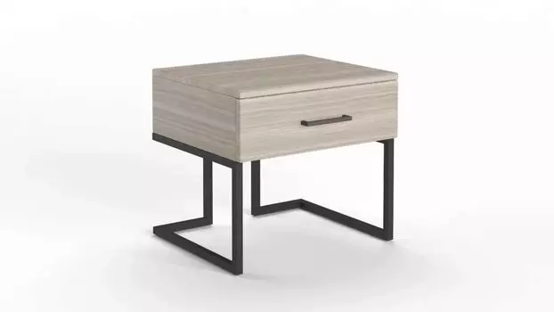 Тумба прикроватная Joy МДФ, цвет Ясень светлый