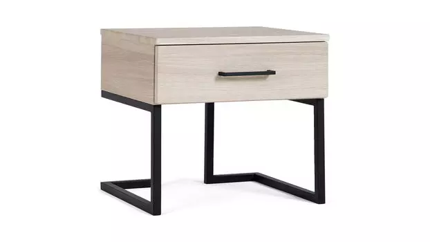 Тумба прикроватная Joy МДФ, цвет Ясень светлый