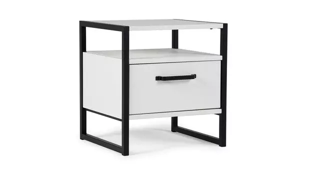 Тумба прикроватная Moris, цвет Белый премиум