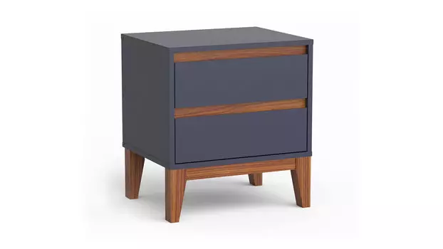 Тумба прикроватная Orel, цвет Ночное небо, Орех линкольн