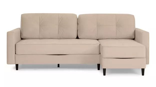 Угловой диван Amani PRO с широкими подлокотниками, ножки пластик