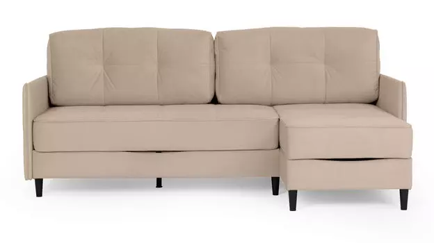 Угловой диван Amani PRO с узкими подлокотниками, ножки пластик