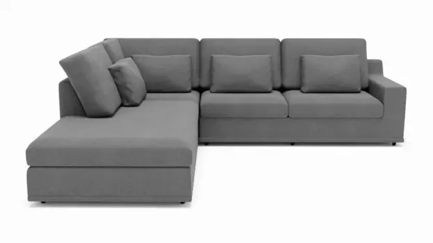 Угловой диван Darwin new с большим канапе слева