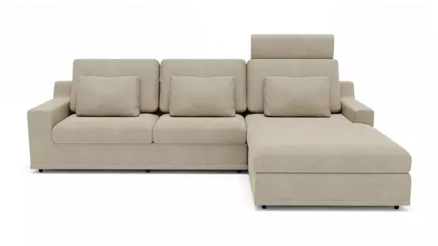 Угловой диван Darwin new с малым канапе справа