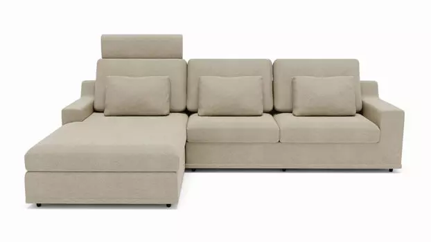 Угловой диван Darwin new с малым канапе слева