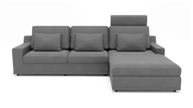 Угловой диван Darwin new с малым канапе справа