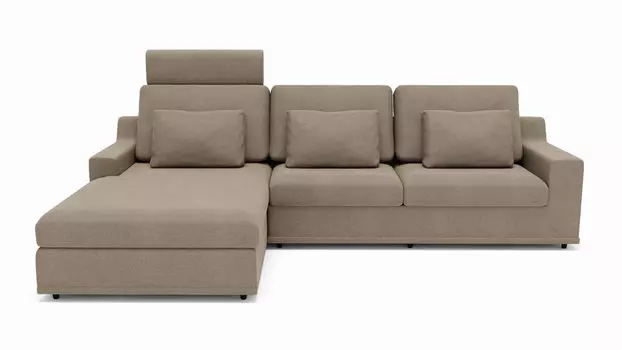 Угловой диван Darwin new с малым канапе слева