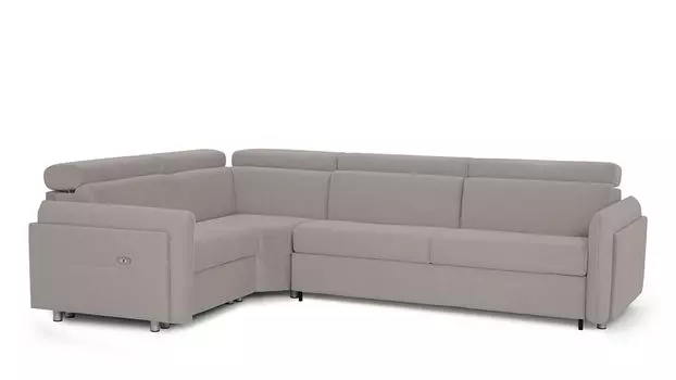 Угловой диван Hogan с реклайнером слева