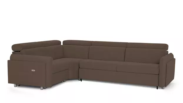 Угловой диван Hogan с реклайнером слева