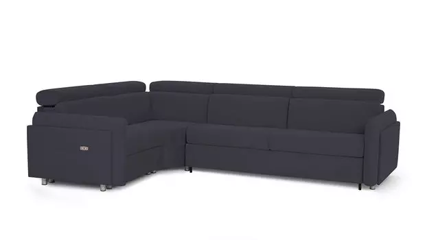 Угловой диван Hogan с реклайнером слева