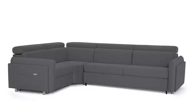 Угловой диван Hogan с реклайнером слева