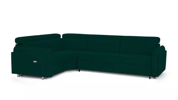 Угловой диван Hogan с реклайнером слева