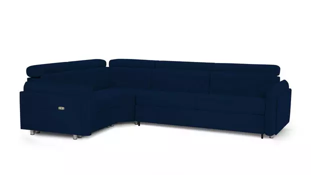 Угловой диван Hogan с реклайнером слева