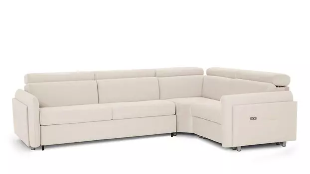 Угловой диван Hogan с реклайнером справа